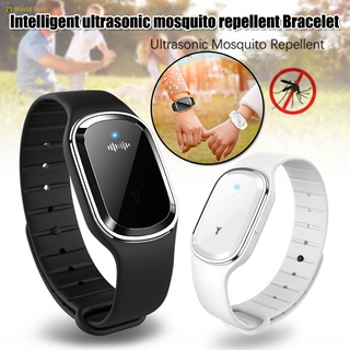 Mosquito Bracelet Ultrasonic Waterproof USB Rechargeable Repeller Wristband For Kids Adults