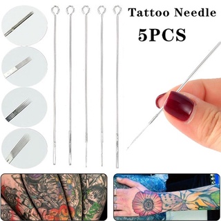 torrecillas desechables tatuaje agujas maquillaje microblading tatuaje accesorios agujas de belleza permanente mezcla tamaños profesionales de acero inoxidable esterilizado tatuaje shader (8)