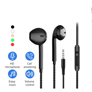 [disponible en inventario]audífonos de alta fidelidad con micrófono Universal/audífonos con cable de 3.5 mm para Android (4)