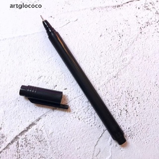 artglococo Nail Art Graffiti Pen Black Color UV Gel Design Dot Painting Detailing Pen Brush . (7)