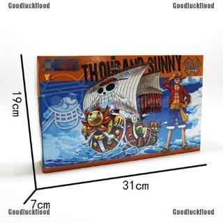wy one piece thousand sunny pirate ship modelo de juguete montado cd coleccionable (8)