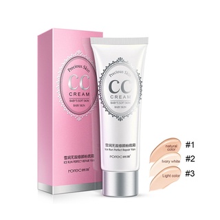 Blanqueamiento hidratante control de aceite maquillaje Facial CC crema fácil desgaste corrector