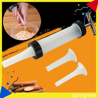 SPRIN Household Homemade Manual Meat Beef Sausage Maker Stuffer Filling Funnel Tool