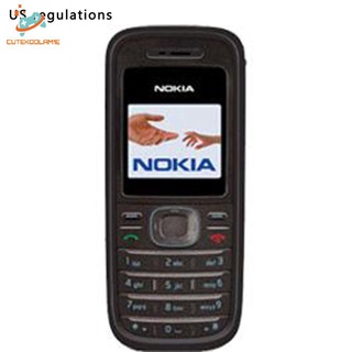 Desbloqueado Nokia 1208 teléfono móvil de un solo núcleo Nokia 1208 estándar real 4Mb
