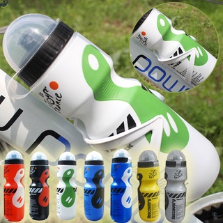 Ll botella de agua portátil al aire libre bicicleta bicicleta ciclismo montaña plástico 650ML deportes bebida jarra