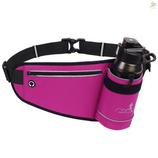 Ecogoing bolsa de cinturón de hidratación para deportes al aire libre con soporte para botella de agua para correr, senderismo, Camping, ciclismo, caminar