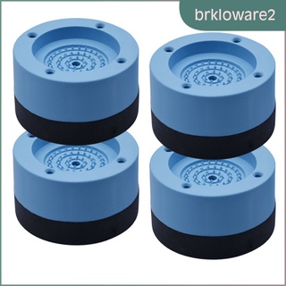 [BRKLOWARE2] 4 almohadillas duraderas para lavadora y secadora, almohadillas antivibración, lavadora para nevera, lavadora y secadora, almohadillas para lavar