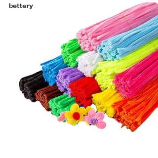 [bet] 10pcs niños creativo colorido diy peluche palos limpiador de tuberías tallos juguete educativo