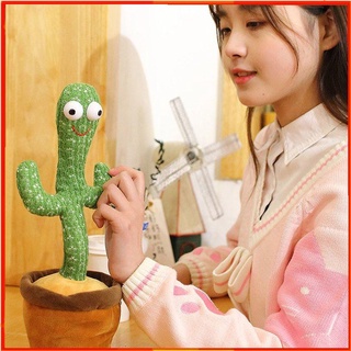 (listo) Durable electrónico Cactus bailarín regalo Cuti juguete Bilik Comel