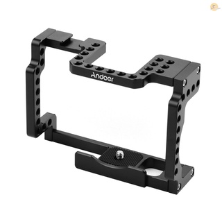 andoer - plataforma para cámara, aleación de aluminio, con zapata fría, 1/4, compatible con cámara m50 sin espejo (1)