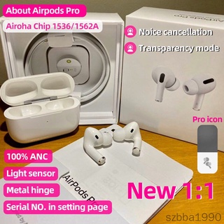 Premium Airoha 1562A ANC auriculares inalámbricos Bluetooth Airpods Pro 1:1 tamaño Premium Tws auriculares con cancelación activa de ruido