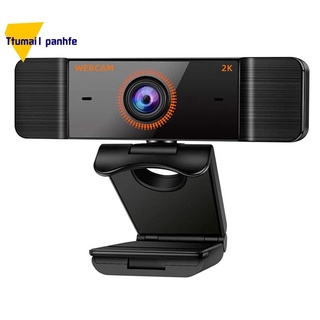Web Cam Full Hd 2K Webcam Autofocus cámara Web con micrófono USB Webcam para Pc ordenador portátil