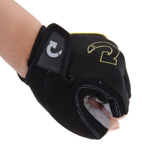 preciosos guantes de ciclismo para bicicleta/motocicleta/deportivo/gel medio dedo/guantes de medio dedo talla xl