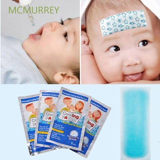 MCMURREY Baby Baby Heat Cooling Sheets Migraine Fever Down Cooling Patches Lower Temperature 5bags Plaster Hydrogel Ice Gel Headache Pad