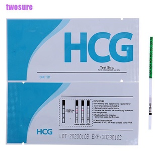 [twosure] tiras de prueba de embarazo ULTRA EARLY 10mIU HCG Kits de prueba de orina de un paso (1)