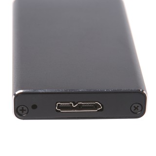 USB 3.0 a MSATA Cable SSD caja de disco duro caja de unidad móvil externa caso (7)