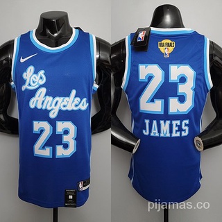 Jersey/Camisa de baloncesto retro/camiseta/camiseta de baloncesto retro/camiseta #23 Nba Azul Lakers lRHA