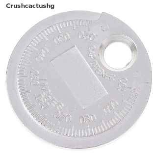 [crushcactushg] bujía medidor de brecha herramienta de medición tipo moneda 0.6-2.4 mm rango bujía gage venta caliente (9)
