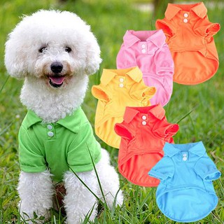 wx_lindo polo para mascotas/cachorros/pequeño perro/gato/ropa para mascotas/disfraz/camiseta