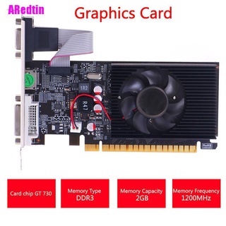 [ARedtin] Tarjeta gráfica de escritorio GT730 2G DDR3 64Bit tarjeta gráfica de vídeo para juegos (1)
