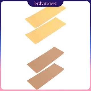 Brdynwave 2x suela De goma protectora Para zapatos/suela protectora Anti suelas (Transparente/Nude)