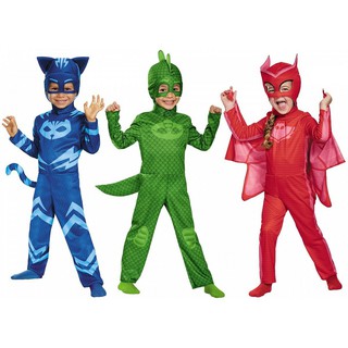 PJ MASKS Pj máscaras disfraz niño 3-12 años niños Halloween gato niño vestir (1)