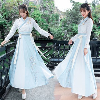Chino Tang Traje Clásico Vestido Hanfu Antiguo Disfraz