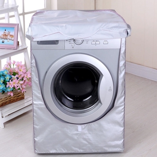Cubierta de lavadora impermeable cubierta lavadora/secadora ahorro a prueba de polvo protector solar (1)