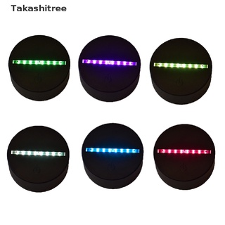 Takashitree/USB Cable De La Lámpara Táctil Bases Para 3D LED Luz De Noche De 7 Colores Base Titular De Productos Populares