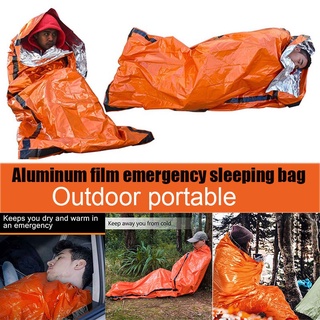 Outdoor Emergency Sleeping Bag PE Aluminum Film Moisture-proof Protection Reflective Sleeping Bag