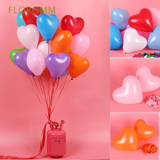 floromm 10/20pcs love látex globos regalos inflables juguetes en forma de corazón perla fiesta suministros engrosamiento romántico decoración de boda/multicolor