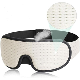 Máscara de sueño de sueño rápido dormir 3D máscara de ojos cubierta de ojos suave transpirable portátil gafas de ojos venda de viaje máscara de sueño
