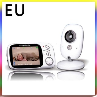 6gam Monitor De bebé Digital inalámbrico De 3.2 pulgadas pantalla Lcd De dos vías audio Monitor De video De noche linda cámara para niños