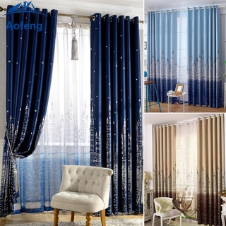 (gorgeous) cortina opaca castillo ventana sombreado pantalla tela dormitorio cortina suministros para el hogar