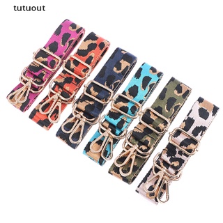 tutuout espesar color de las mujeres bolso accesorios leopardo impresión ajustable correa de hombro co