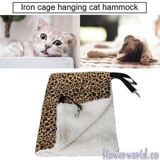 Warm Hanging Cat Bed Mat Soft Cat Hammock Hammock Pet Cage Bed Cover Cushion