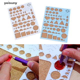[yei] diy quiliing tablero de corcho plantilla de rollo de papel filigrana mosaico herramienta de quilling 586co