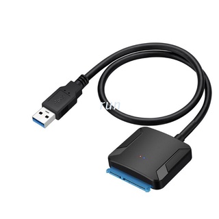 Ejecutar Sata a USB adaptador USB 3.0 a Sata 3 Cable convertidor para 2.5in 3.5 pulgadas HDD SSD unidad de disco duro USB Sata adaptador Hkgh calidad