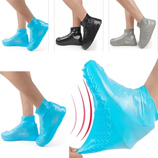 Silife botas de lluvia antideslizantes, fundas de silicona impermeables para zapatos, zapatos al aire libre, reutilizables