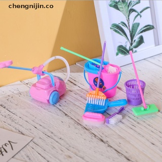 yang 9pcs mini mop escoba juguetes herramientas de limpieza kit de casa de muñecas juguetes limpios.