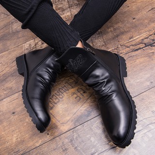 Zapatos de cuero de alta calidad para hombre/botas de alta calidad (6)