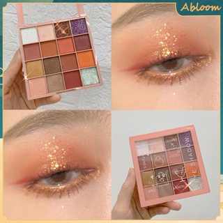 LAMEILA 16 Color Eyeshadow, flat price, matte pearlescent powder, easy to color, beginner's eye shadow abloom