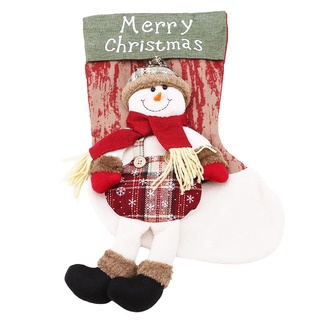 santa claus adornos de navidad calcetín bolsa de regalo muñeco de nieve reno adorno de navidad bolsa de caramelo (5)