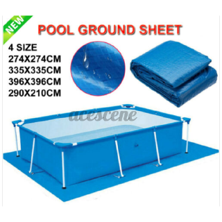 Rectángulo inflable cubierta de la piscina para el jardín de remo piscinas familiares 3 tamaño (1)