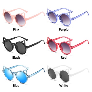 Melodg 2021 nuevas gafas de sol para niños niñas orejas de gato conductor gafas de sol niños lindo UV400 verano sombras niños gafas/Multicolor (4)