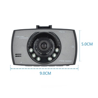 2pcs HD 1080P coche DVR Dash cámara de vehículo Video visión nocturna G-Sensor grabadora ☆Hengmatimevo