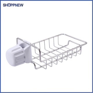 Shoppnew - soporte para fregadero caliente, soporte para colgar, grifo, esponja, Clip de tela