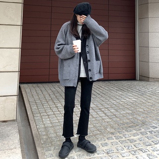 2020primavera y otoño nuevo cintura alta jeans mujeres slim fit adelgazar pantalones flacos estilo coreano estudiante todo-partido recto recortado pantalones