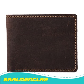 Bralmencla2 Kit De cartera completa plegable Diy De cuero hecho a mano Para principiantes tarjetero De cuero Real Personalizado cartera