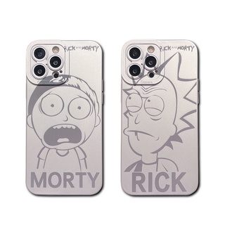 Rick Morty-Funda Protectora Blanda Para iPhone 13 12 11 Pro Max X XS XR 7 8 Plus
